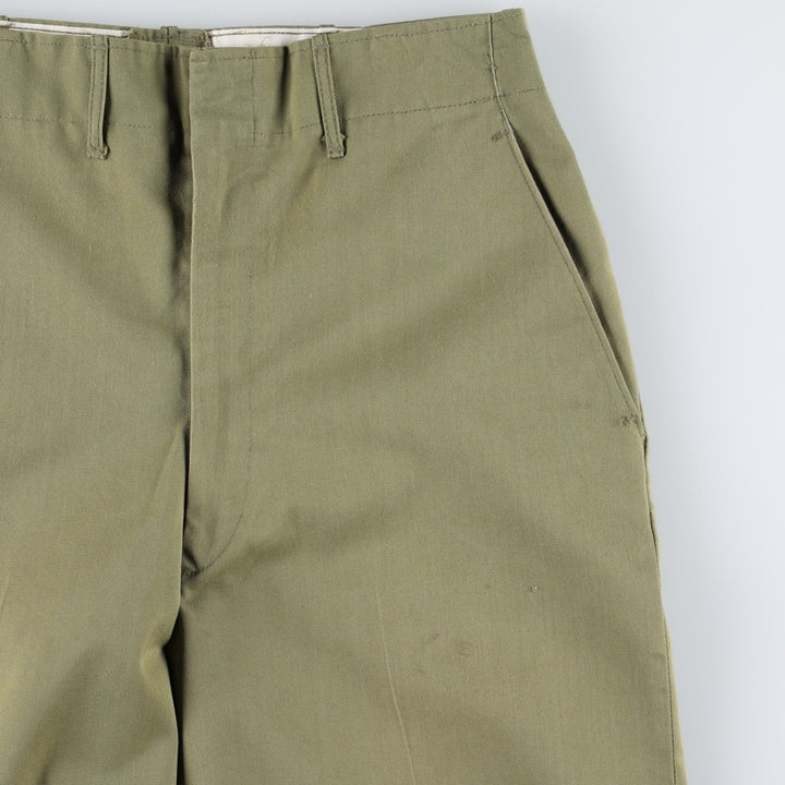 Women's cotton pants, size L (equivalent to W29), vintage. unclear Khaki type Vintage Second Hand