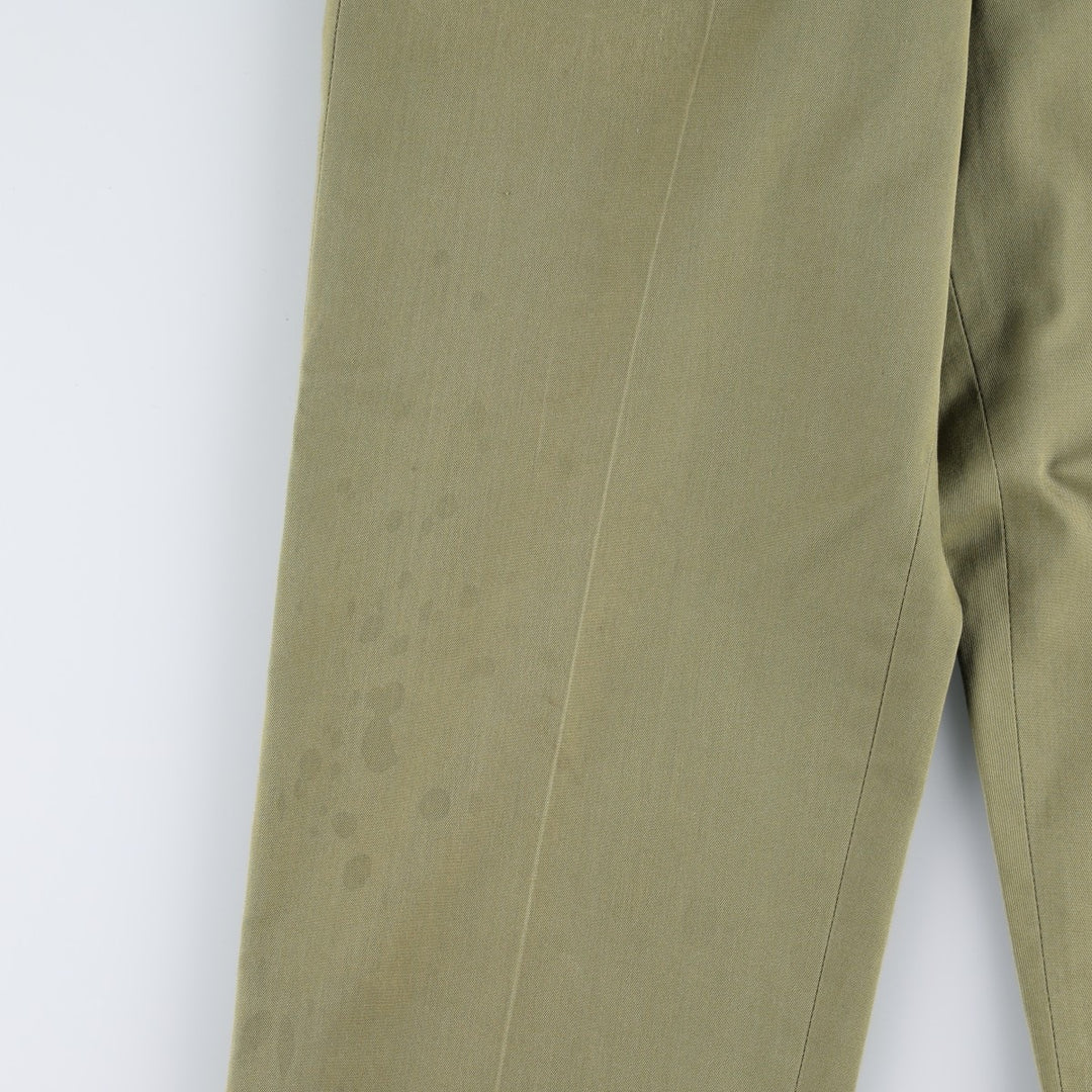 Women's cotton pants, size L (equivalent to W29), vintage. unclear Khaki type Vintage Second Hand