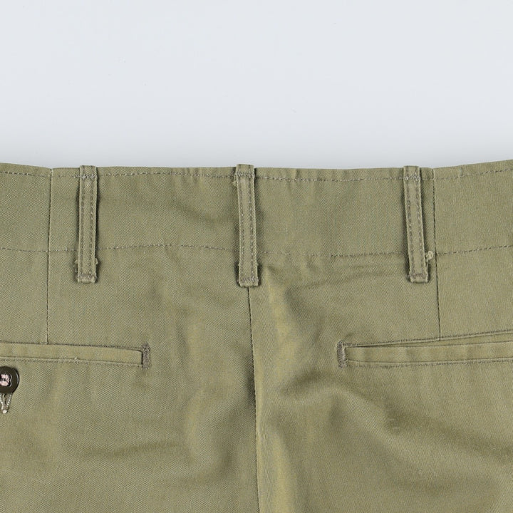 Women's cotton pants, size L (equivalent to W29), vintage. unclear Khaki type Vintage Second Hand