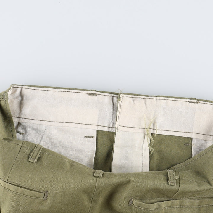 Women's cotton pants, size L (equivalent to W29), vintage. unclear Khaki type Vintage Second Hand