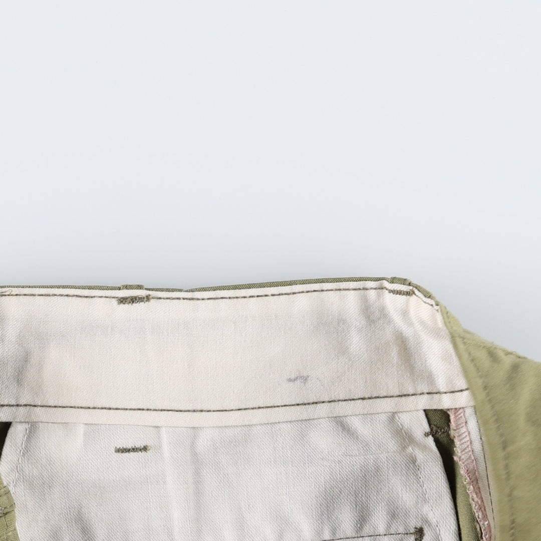 Women's cotton pants, size L (equivalent to W29), vintage. unclear Khaki type Vintage Second Hand