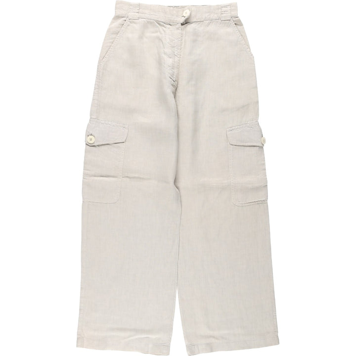 Giorgio Armani Emporio Armani linen pants, made in Italy, women's size M (equivalent to w26). unclear unbleached Vintage Second Hand