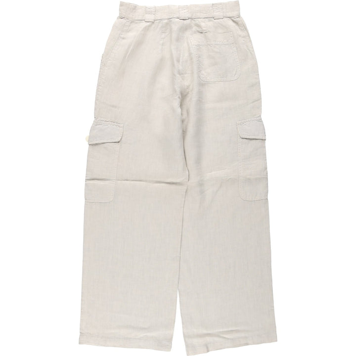 Giorgio Armani Emporio Armani linen pants, made in Italy, women's size M (equivalent to w26). unclear unbleached Vintage Second Hand