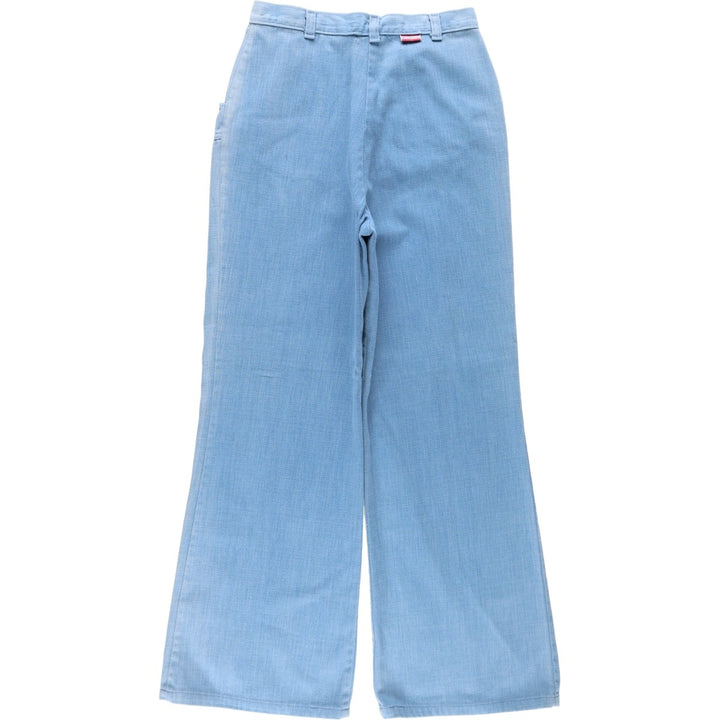 Peddlers II Bootcut Flare Pants, Women's Size M (equivalent to W26), Vintage cotton Blue type light blue Vintage Second Hand