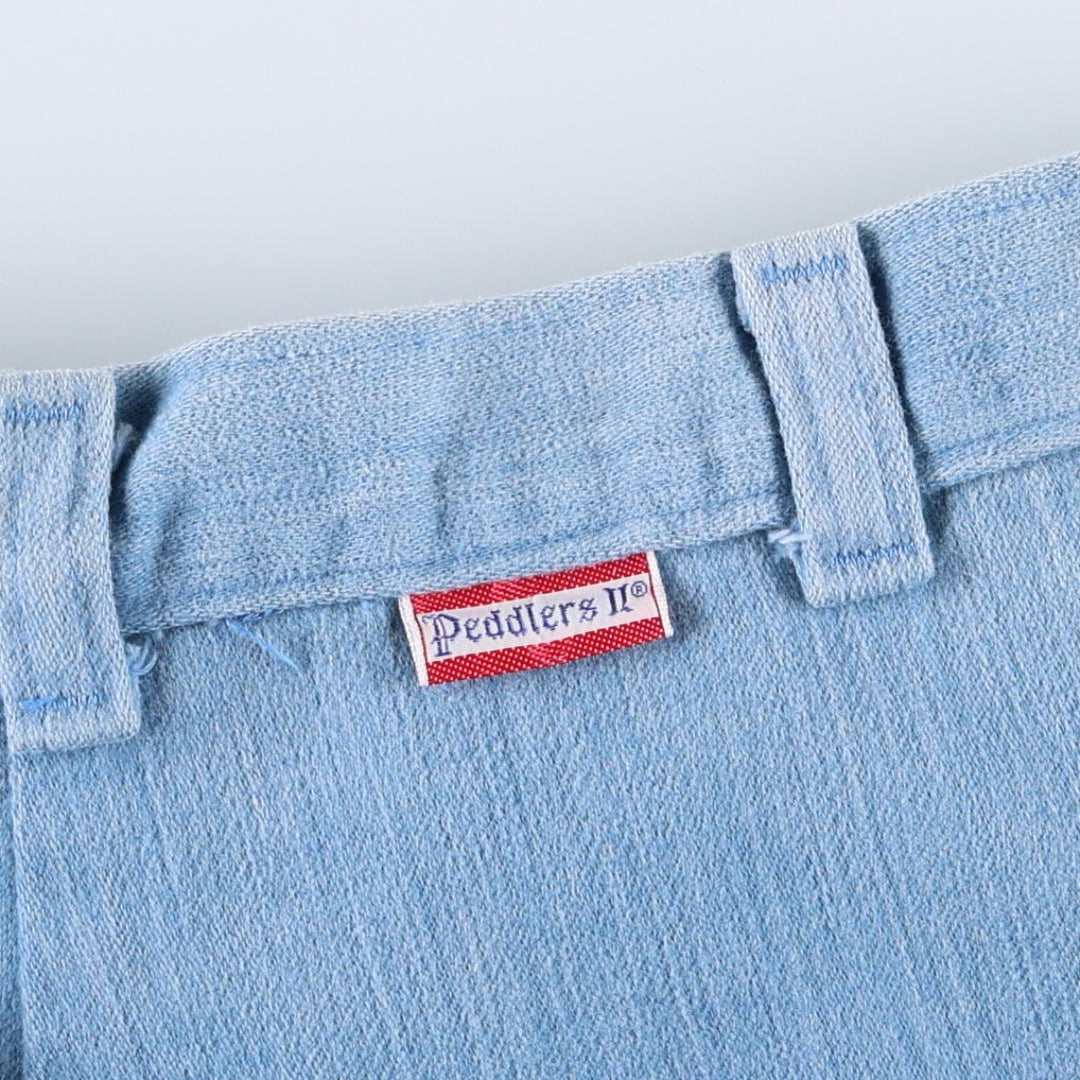 Peddlers II Bootcut Flare Pants, Women's Size M (equivalent to W26), Vintage cotton Blue type light blue Vintage Second Hand