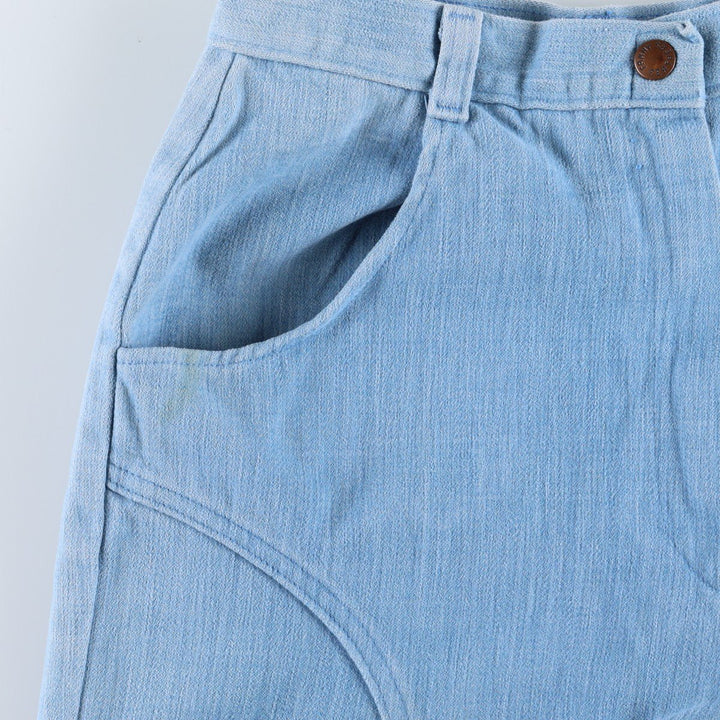 Peddlers II Bootcut Flare Pants, Women's Size M (equivalent to W26), Vintage cotton Blue type light blue Vintage Second Hand