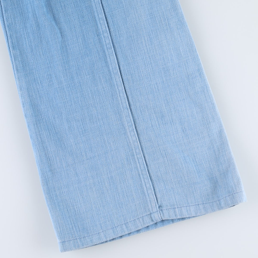 Peddlers II Bootcut Flare Pants, Women's Size M (equivalent to W26), Vintage cotton Blue type light blue Vintage Second Hand
