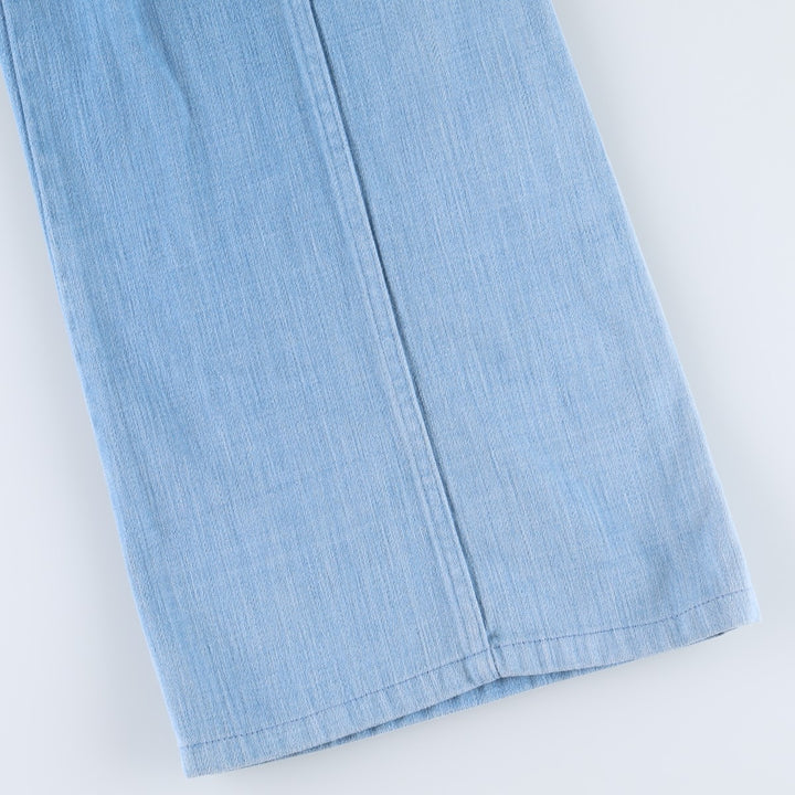 Peddlers II Bootcut Flare Pants, Women's Size M (equivalent to W26), Vintage cotton Blue type light blue Vintage Second Hand