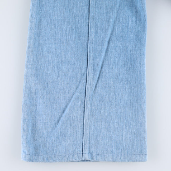 Peddlers II Bootcut Flare Pants, Women's Size M (equivalent to W26), Vintage cotton Blue type light blue Vintage Second Hand