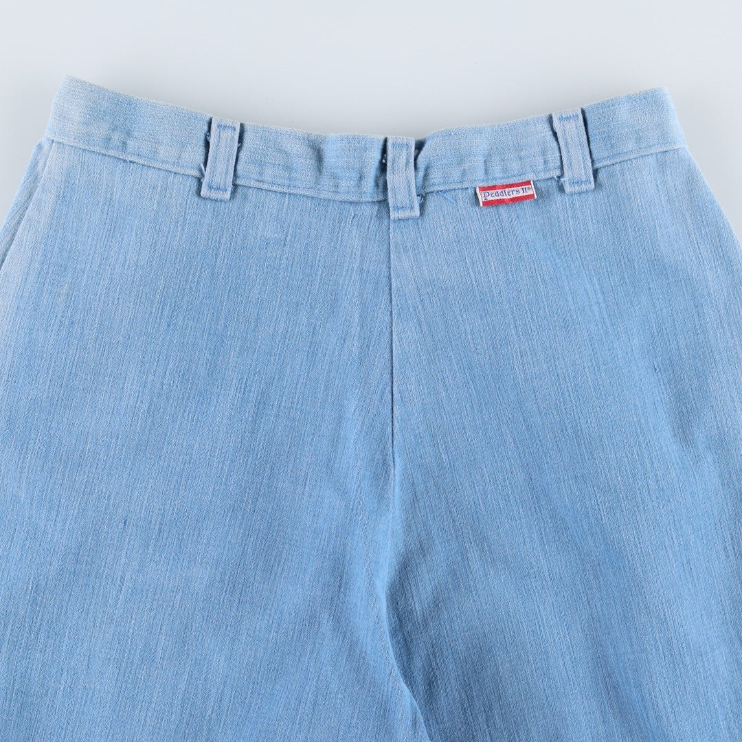 Peddlers II Bootcut Flare Pants, Women's Size M (equivalent to W26), Vintage cotton Blue type light blue Vintage Second Hand