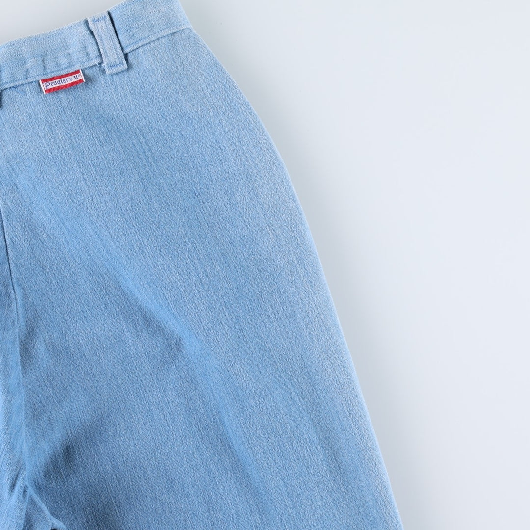 Peddlers II Bootcut Flare Pants, Women's Size M (equivalent to W26), Vintage cotton Blue type light blue Vintage Second Hand