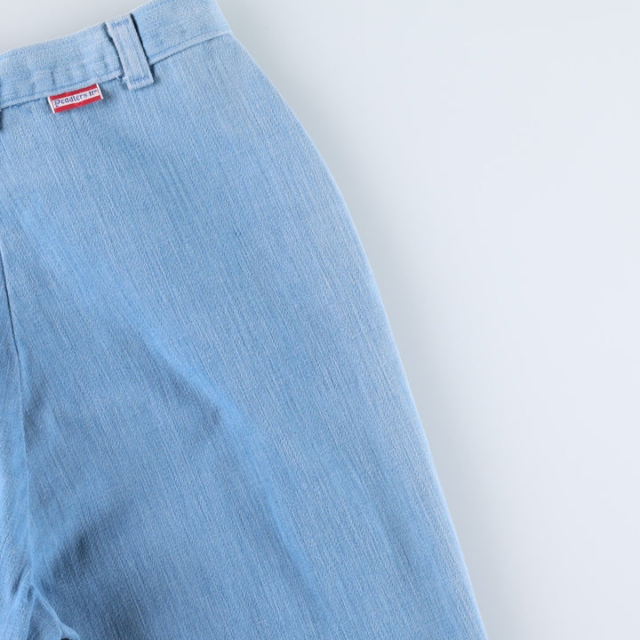 Peddlers II Bootcut Flare Pants, Women's Size M (equivalent to W26), Vintage cotton Blue type light blue Vintage Second Hand
