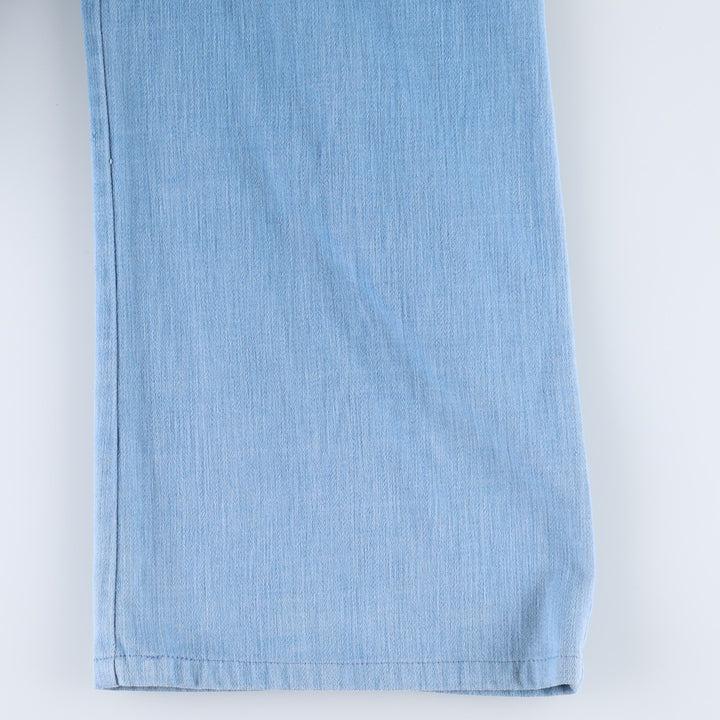 Peddlers II Bootcut Flare Pants, Women's Size M (equivalent to W26), Vintage cotton Blue type light blue Vintage Second Hand