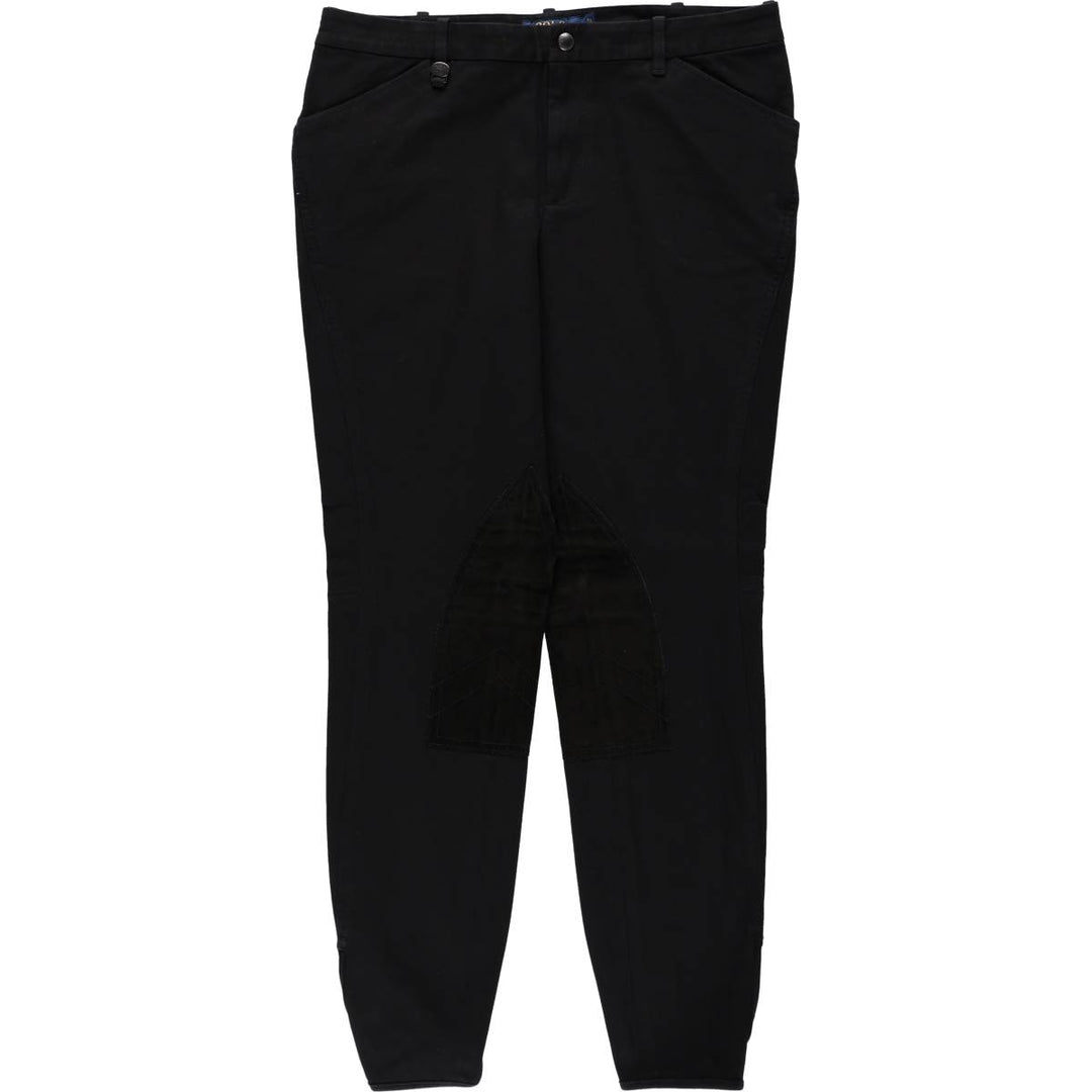 Ralph Lauren POLO RALPH LAUREN Jodhpurs Pants, Size 10, Women's XL (equivalent to W31) cotton black type Vintage Second Hand