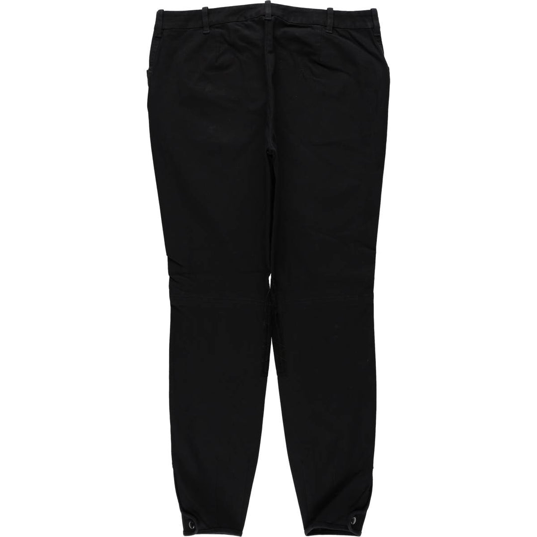Ralph Lauren POLO RALPH LAUREN Jodhpurs Pants, Size 10, Women's XL (equivalent to W31) cotton black type Vintage Second Hand