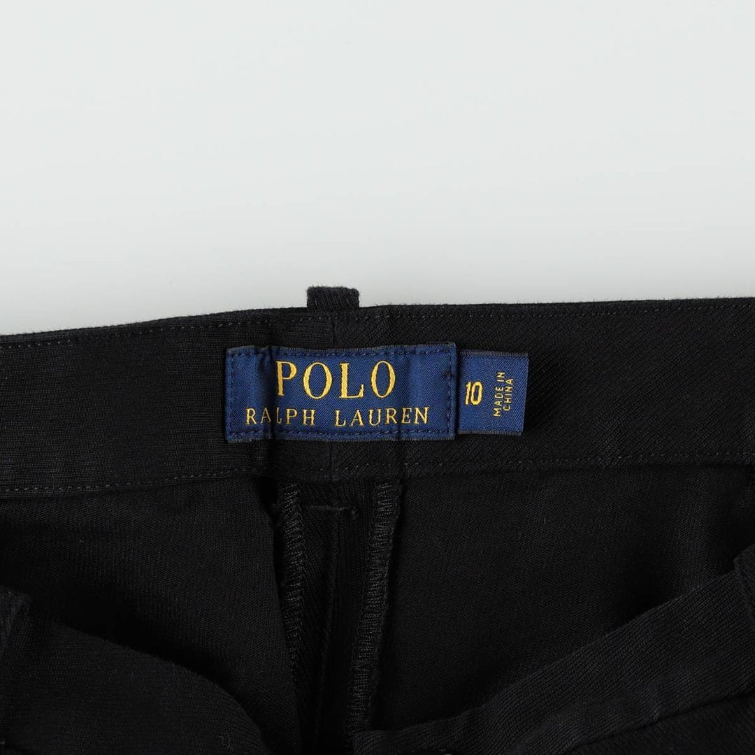 Ralph Lauren POLO RALPH LAUREN Jodhpurs Pants, Size 10, Women's XL (equivalent to W31) cotton black type Vintage Second Hand