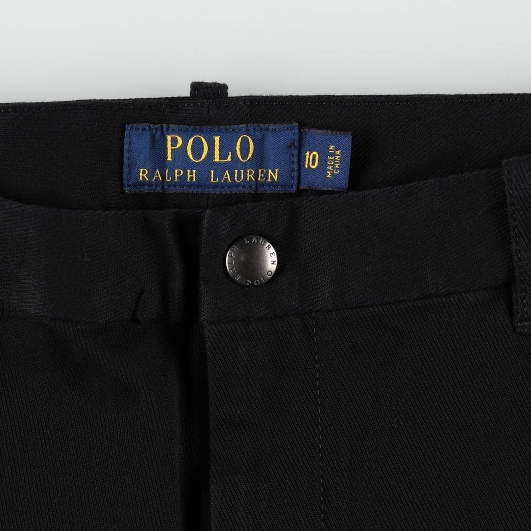 Ralph Lauren POLO RALPH LAUREN Jodhpurs Pants, Size 10, Women's XL (equivalent to W31) cotton black type Vintage Second Hand