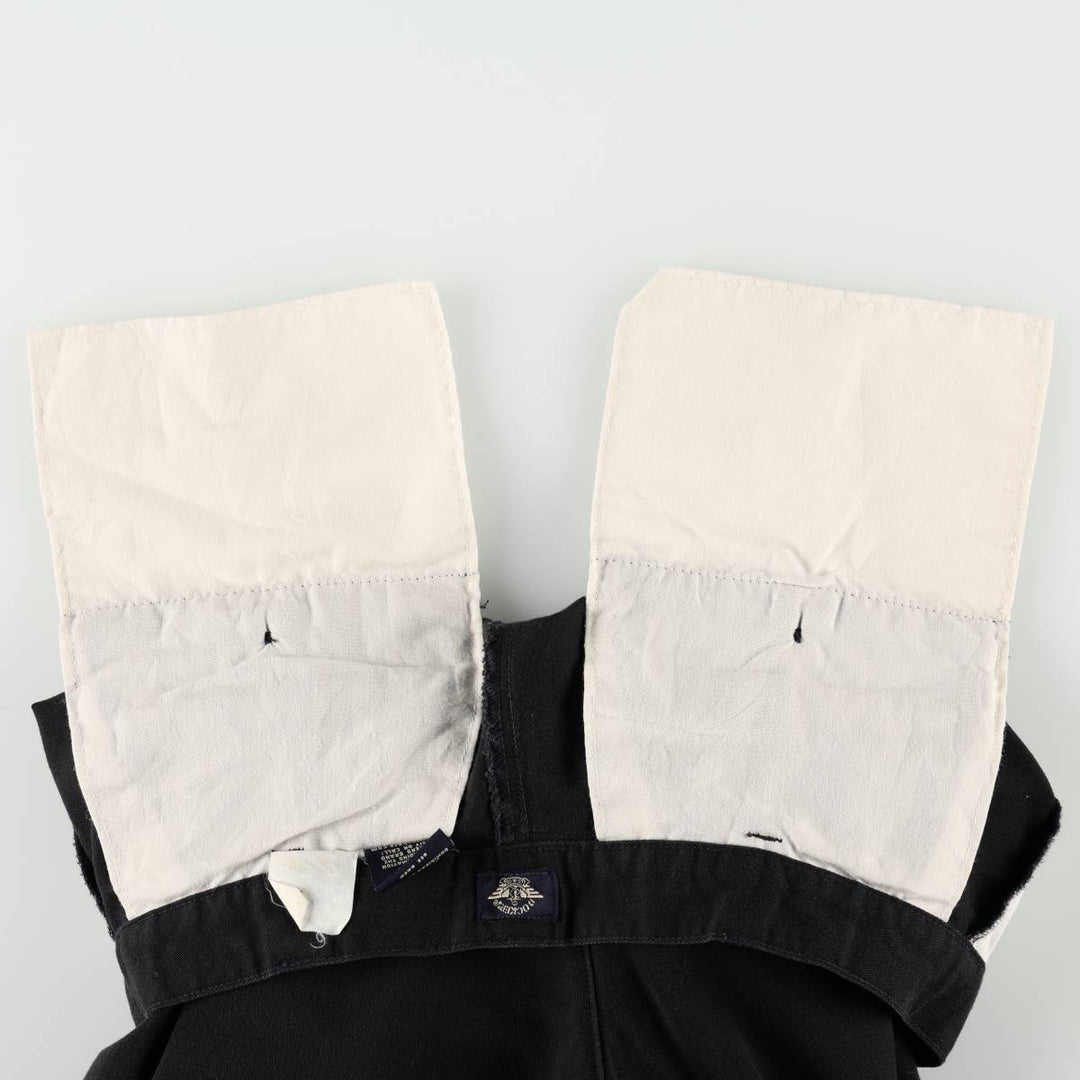 Dockers Classic Khakis Two-Pleat Chino Pants, Women's Size L (equivalent to W28) cotton navy blue type Vintage Second Hand