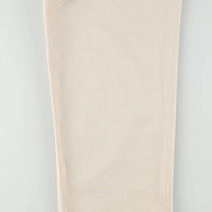 GAP KHAKIS RELAXED FIT Two-Pleat Chino Pants, Women's Size L (equivalent to W28) cotton Beige type Vintage Second Hand