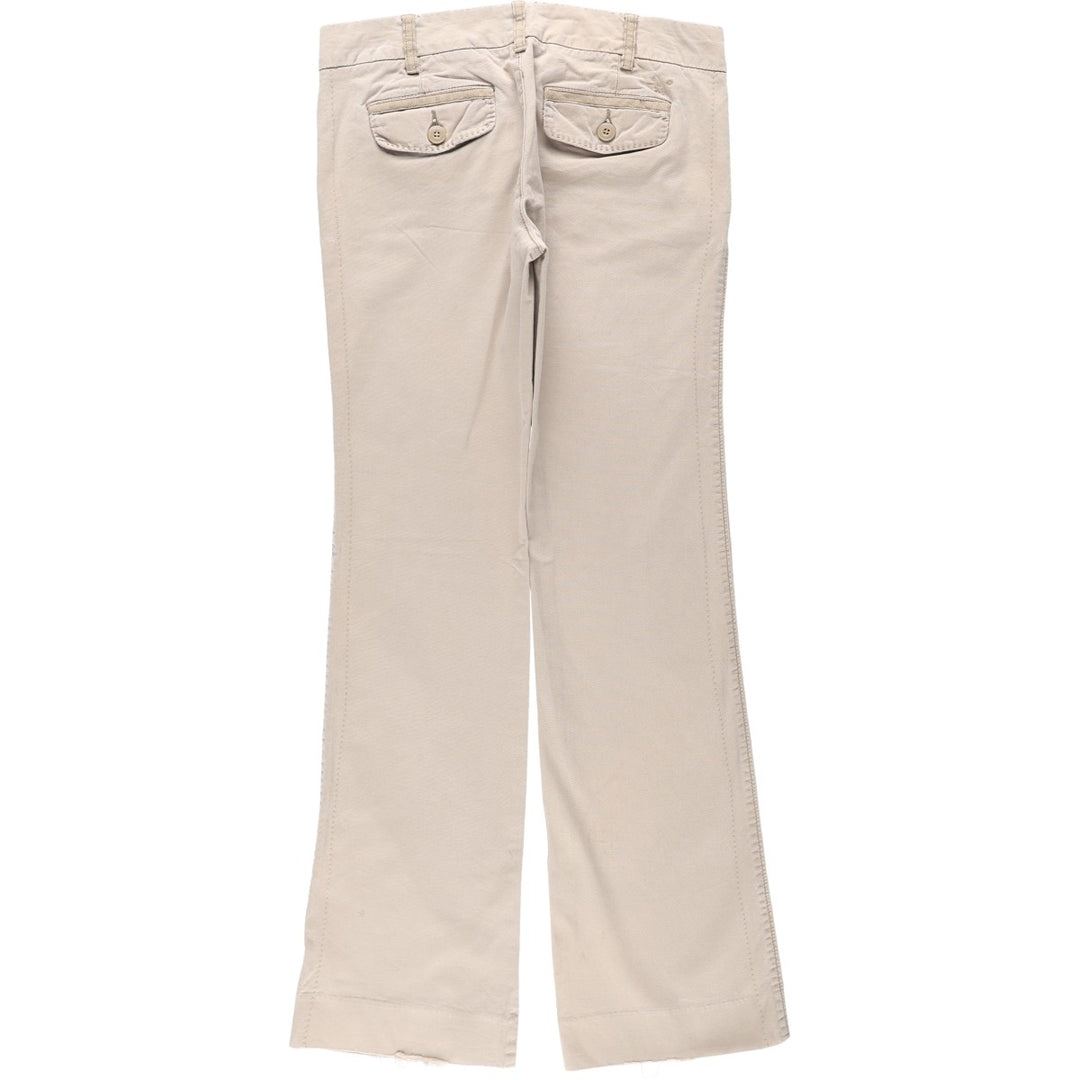 American Eagle Outfitters Chino Pants, Women's Size L (equivalent to W30) cotton Beige type Vintage Second Hand