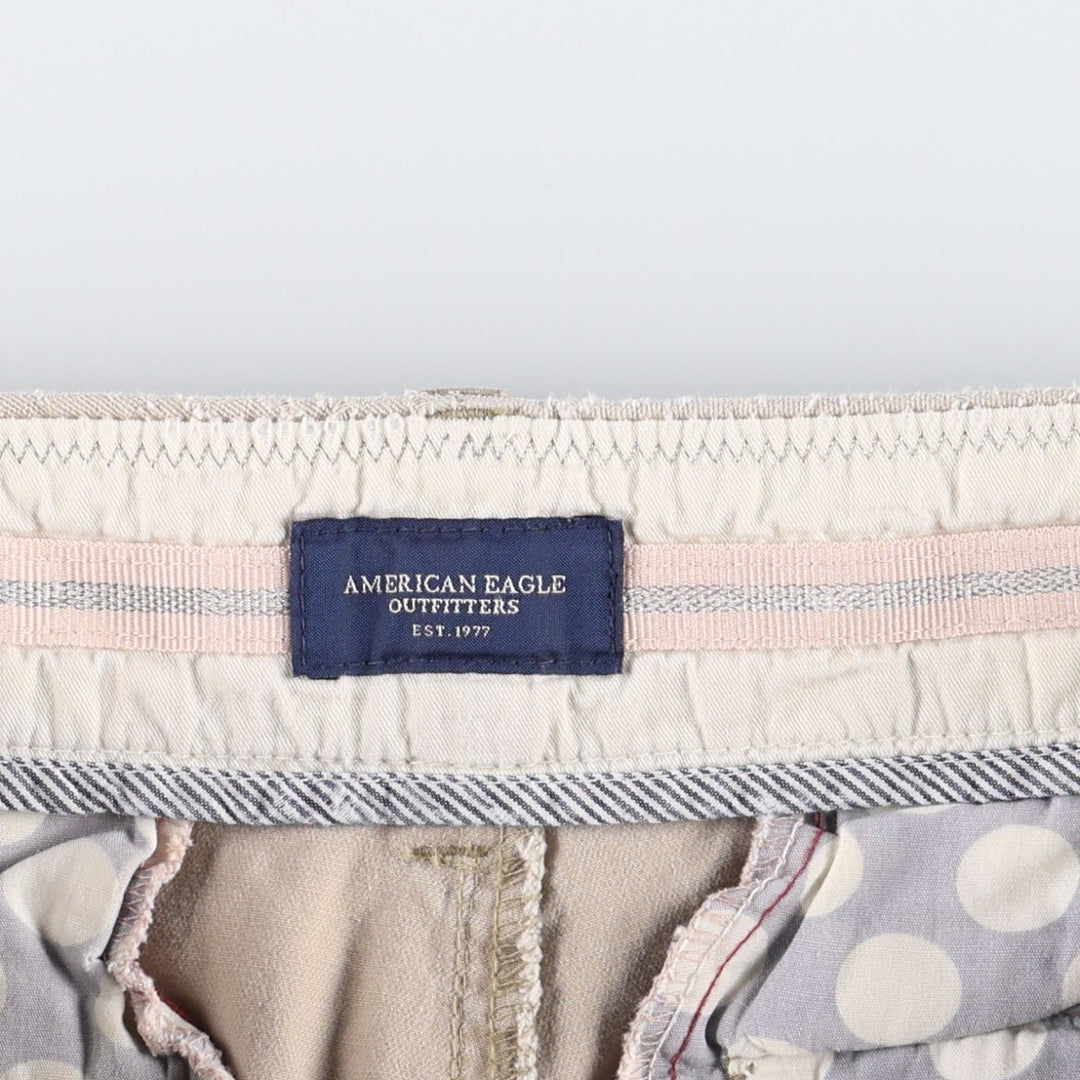 American Eagle Outfitters Chino Pants, Women's Size L (equivalent to W30) cotton Beige type Vintage Second Hand
