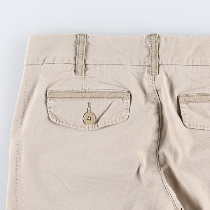 American Eagle Outfitters Chino Pants, Women's Size L (equivalent to W30) cotton Beige type Vintage Second Hand