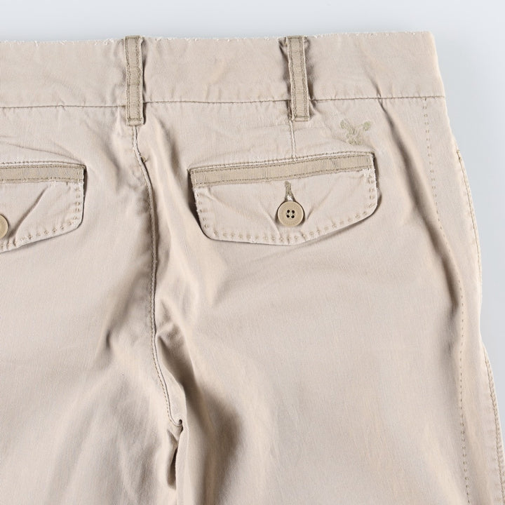 American Eagle Outfitters Chino Pants, Women's Size L (equivalent to W30) cotton Beige type Vintage Second Hand