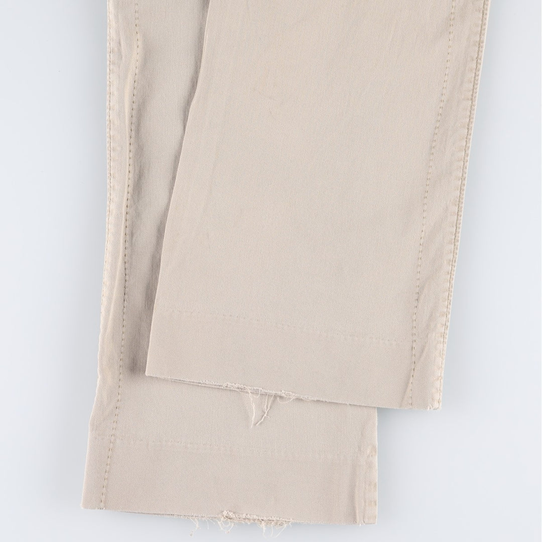 American Eagle Outfitters Chino Pants, Women's Size L (equivalent to W30) cotton Beige type Vintage Second Hand