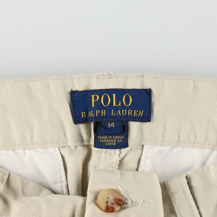 Ralph Lauren POLO RALPH LAUREN Chino Pants, Women's Size M (equivalent to W26) cotton Beige type Vintage Second Hand