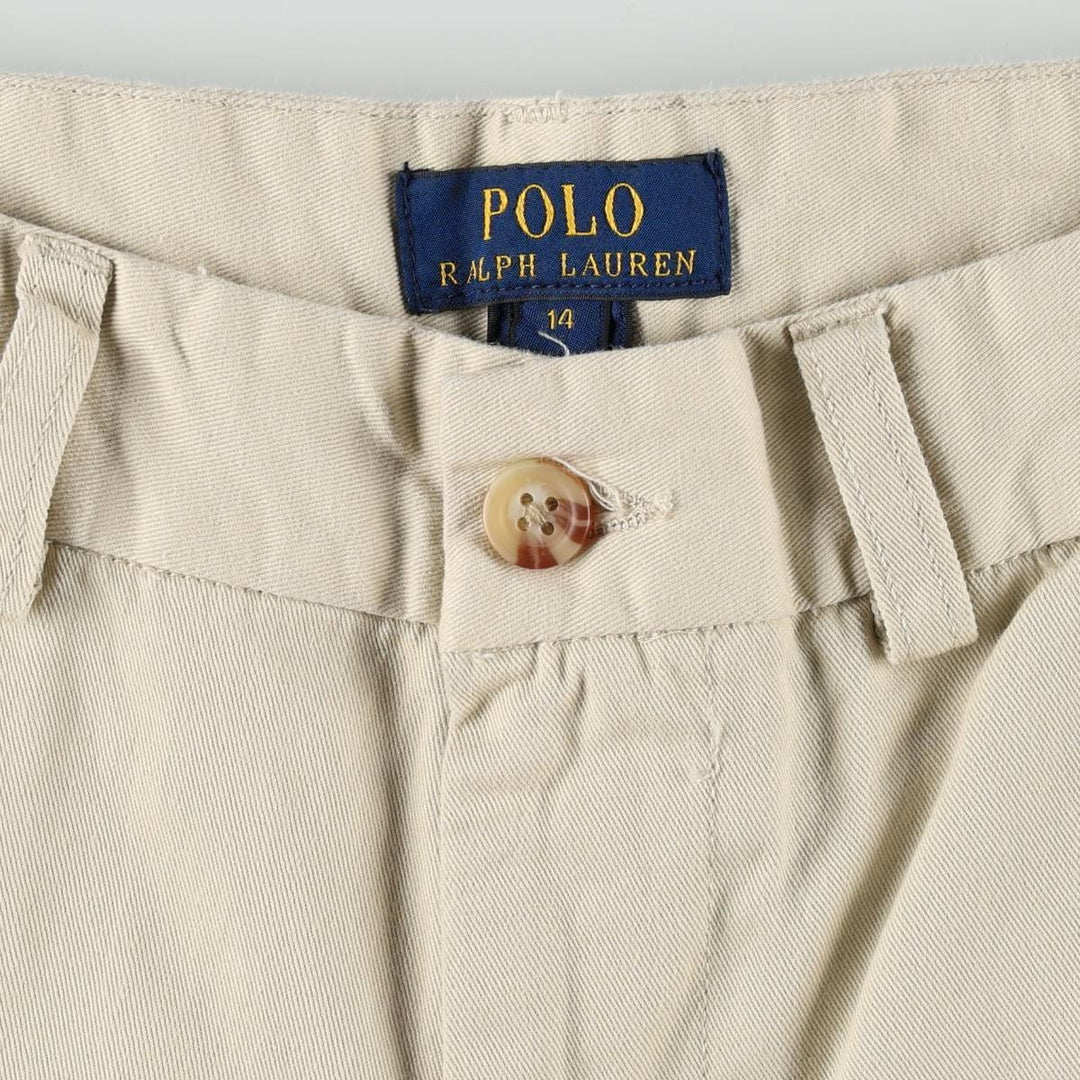 Ralph Lauren POLO RALPH LAUREN Chino Pants, Women's Size M (equivalent to W26) cotton Beige type Vintage Second Hand