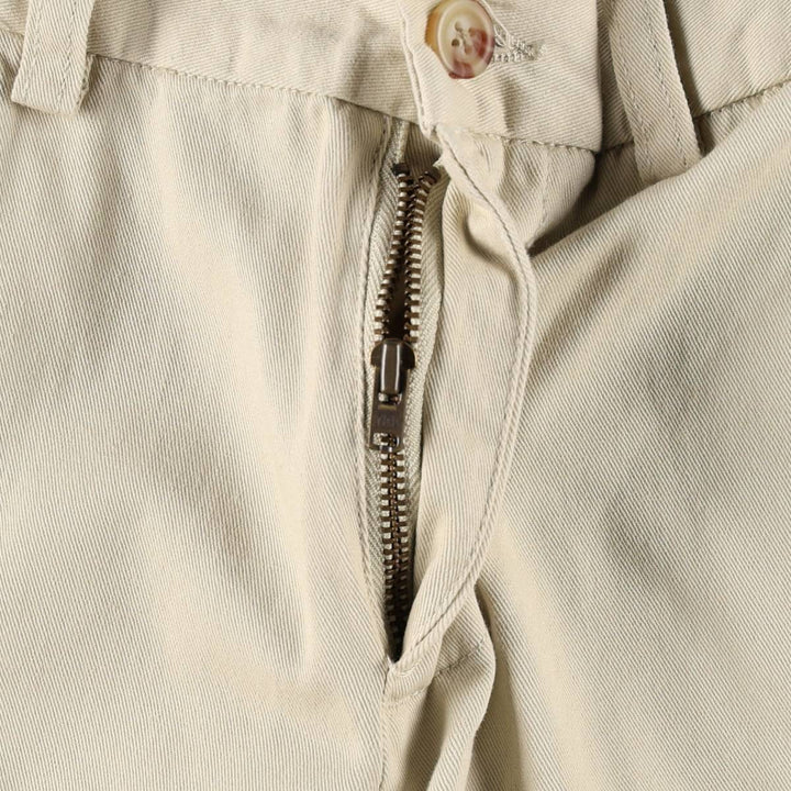 Ralph Lauren POLO RALPH LAUREN Chino Pants, Women's Size M (equivalent to W26) cotton Beige type Vintage Second Hand