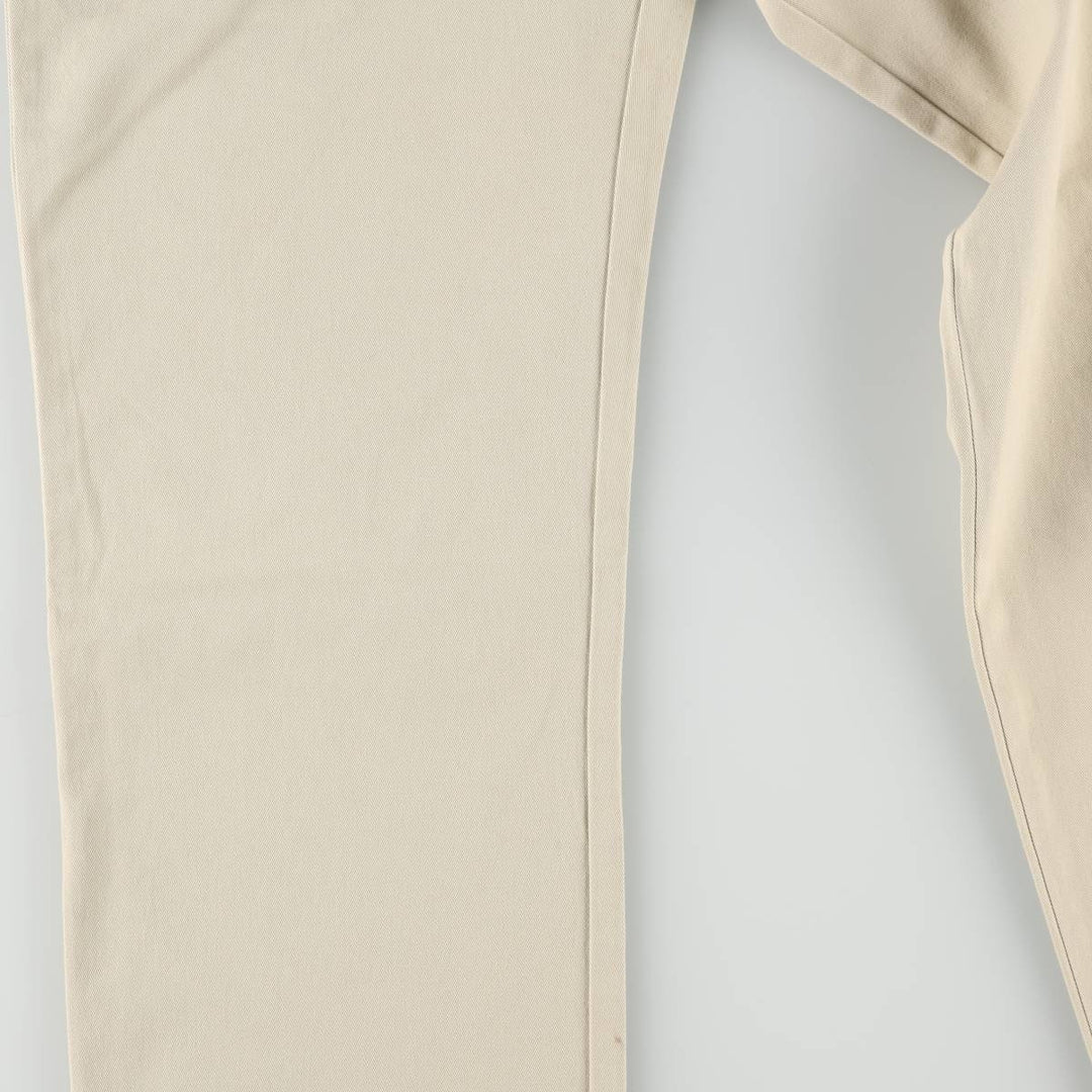 Ralph Lauren POLO RALPH LAUREN Chino Pants, Women's Size M (equivalent to W26) cotton Beige type Vintage Second Hand