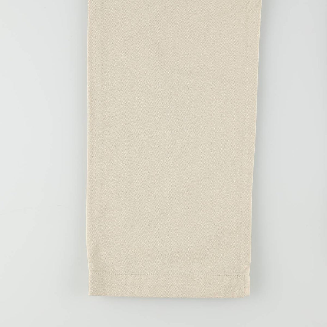 Ralph Lauren POLO RALPH LAUREN Chino Pants, Women's Size M (equivalent to W26) cotton Beige type Vintage Second Hand