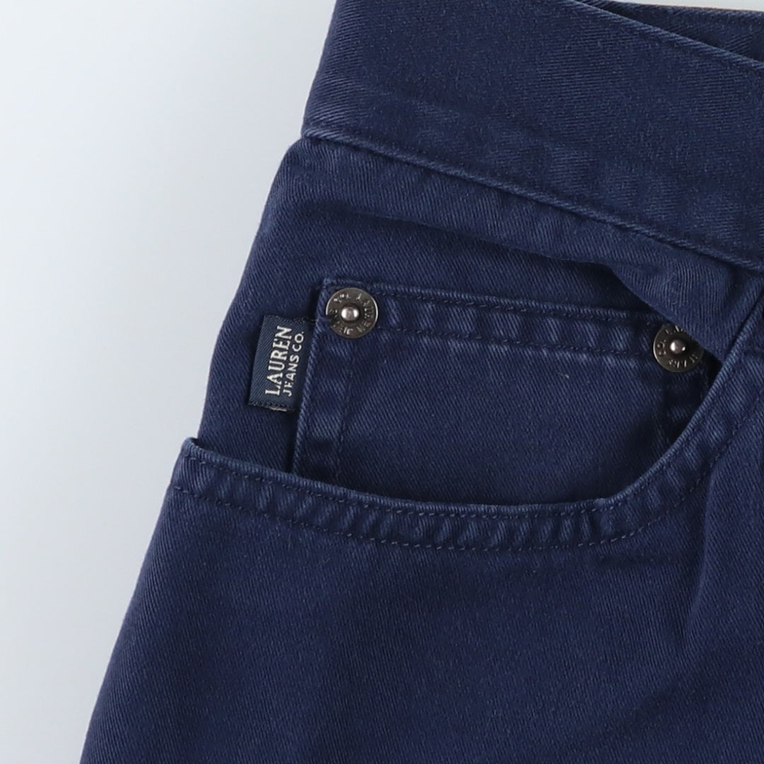 Ralph Lauren LAUREN JEANS CO Chino Pants, Women's Size L (equivalent to W29) cotton navy blue type Vintage Second Hand