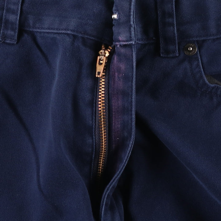 Ralph Lauren LAUREN JEANS CO Chino Pants, Women's Size L (equivalent to W29) cotton navy blue type Vintage Second Hand