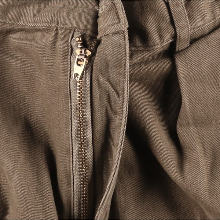 Vintage 1980'S Ralph Lauren POLO by Ralph Lauren two-pleat chino pants, women's size M (equivalent to W26). unclear brown type Vintage Second Hand