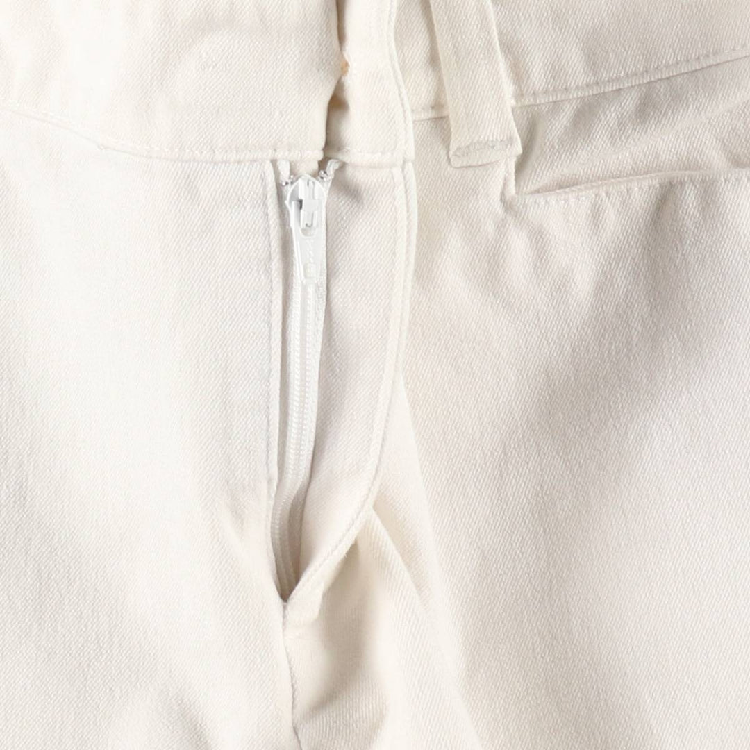 Ralph Lauren LAUREN Women's Chino Pants, Size L (equivalent to W30) cotton white type Vintage Second Hand
