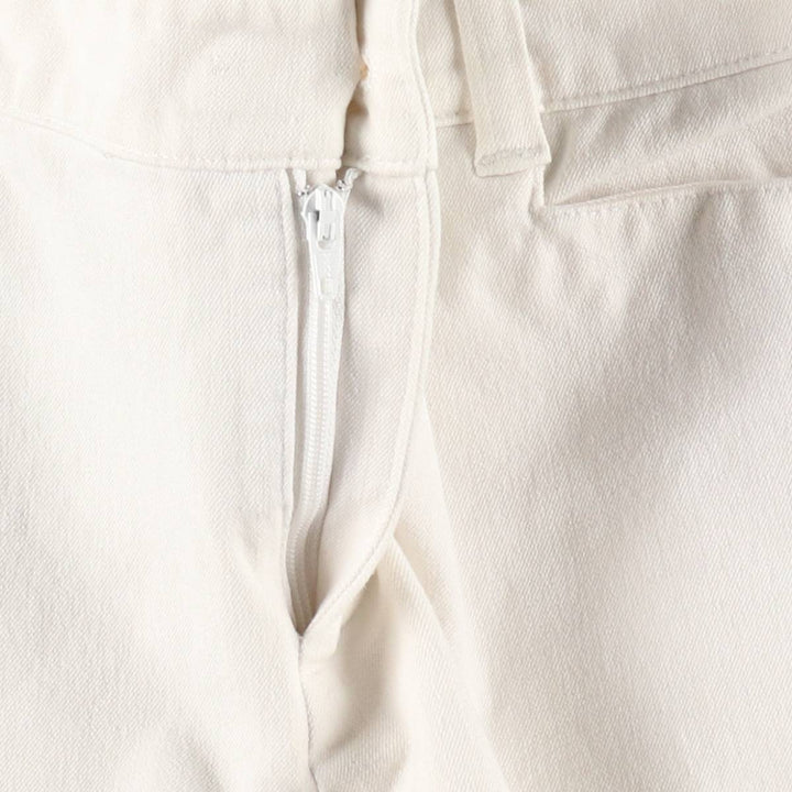 Ralph Lauren LAUREN Women's Chino Pants, Size L (equivalent to W30) cotton white type Vintage Second Hand