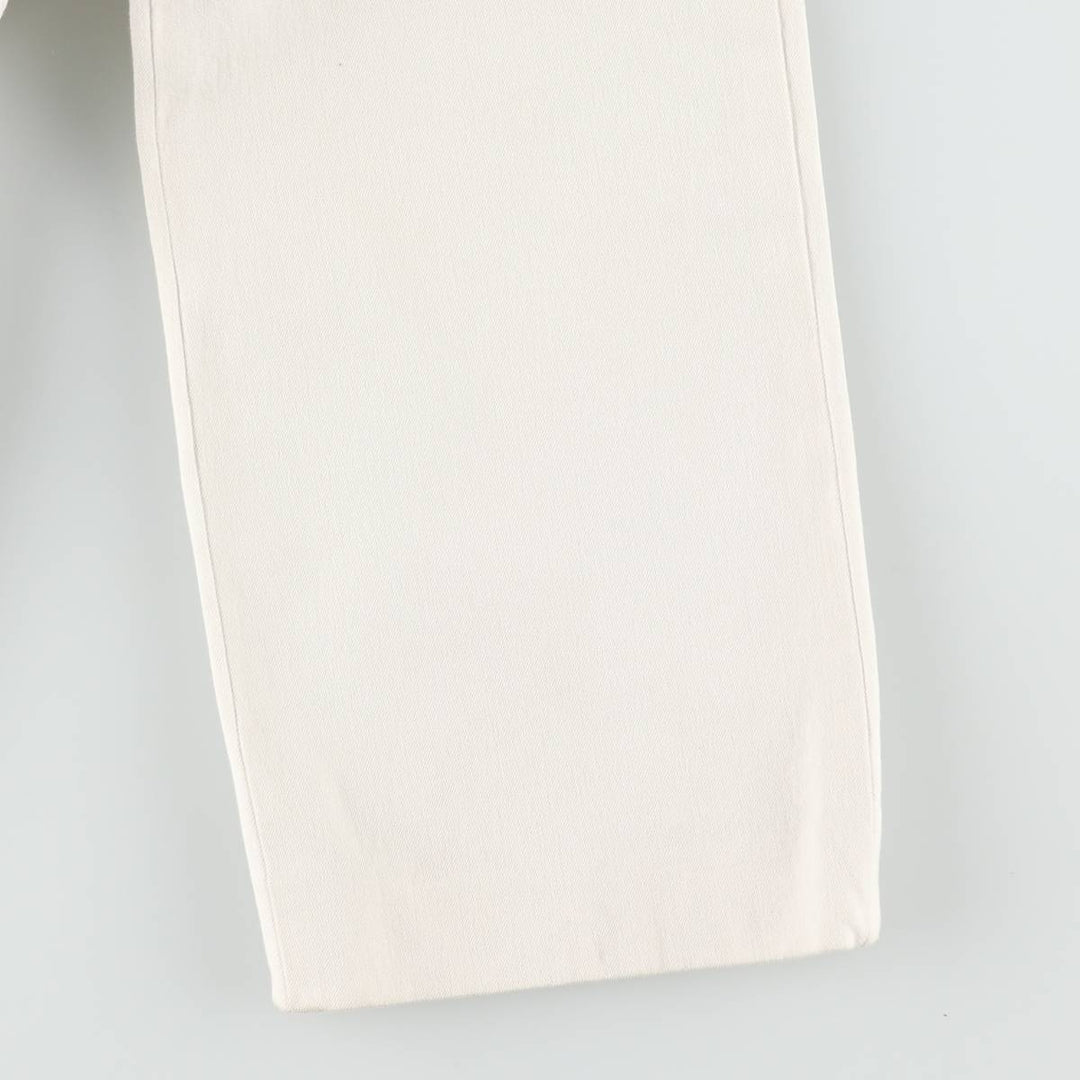 Ralph Lauren LAUREN Women's Chino Pants, Size L (equivalent to W30) cotton white type Vintage Second Hand