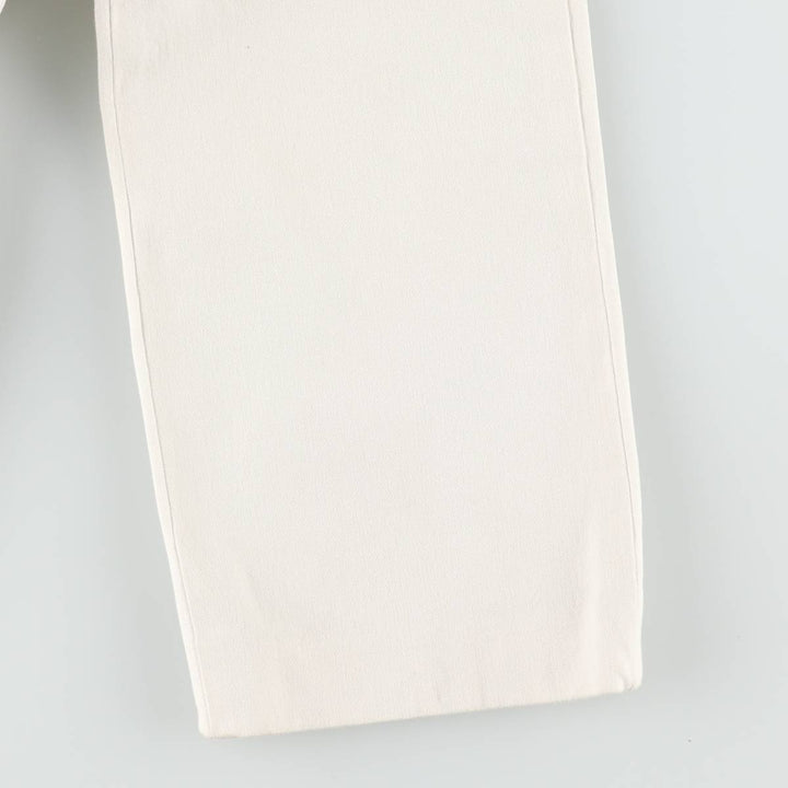 Ralph Lauren LAUREN Women's Chino Pants, Size L (equivalent to W30) cotton white type Vintage Second Hand