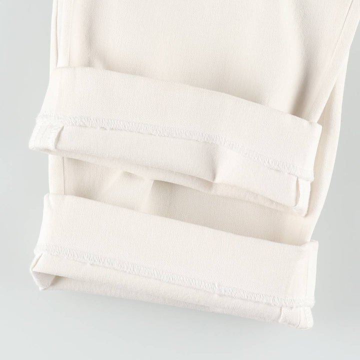 Ralph Lauren LAUREN Women's Chino Pants, Size L (equivalent to W30) cotton white type Vintage Second Hand