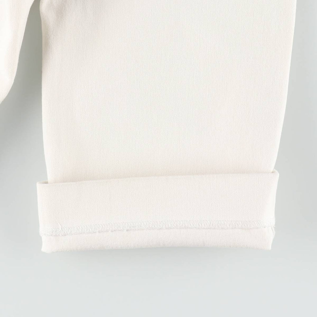 Ralph Lauren LAUREN Women's Chino Pants, Size L (equivalent to W30) cotton white type Vintage Second Hand
