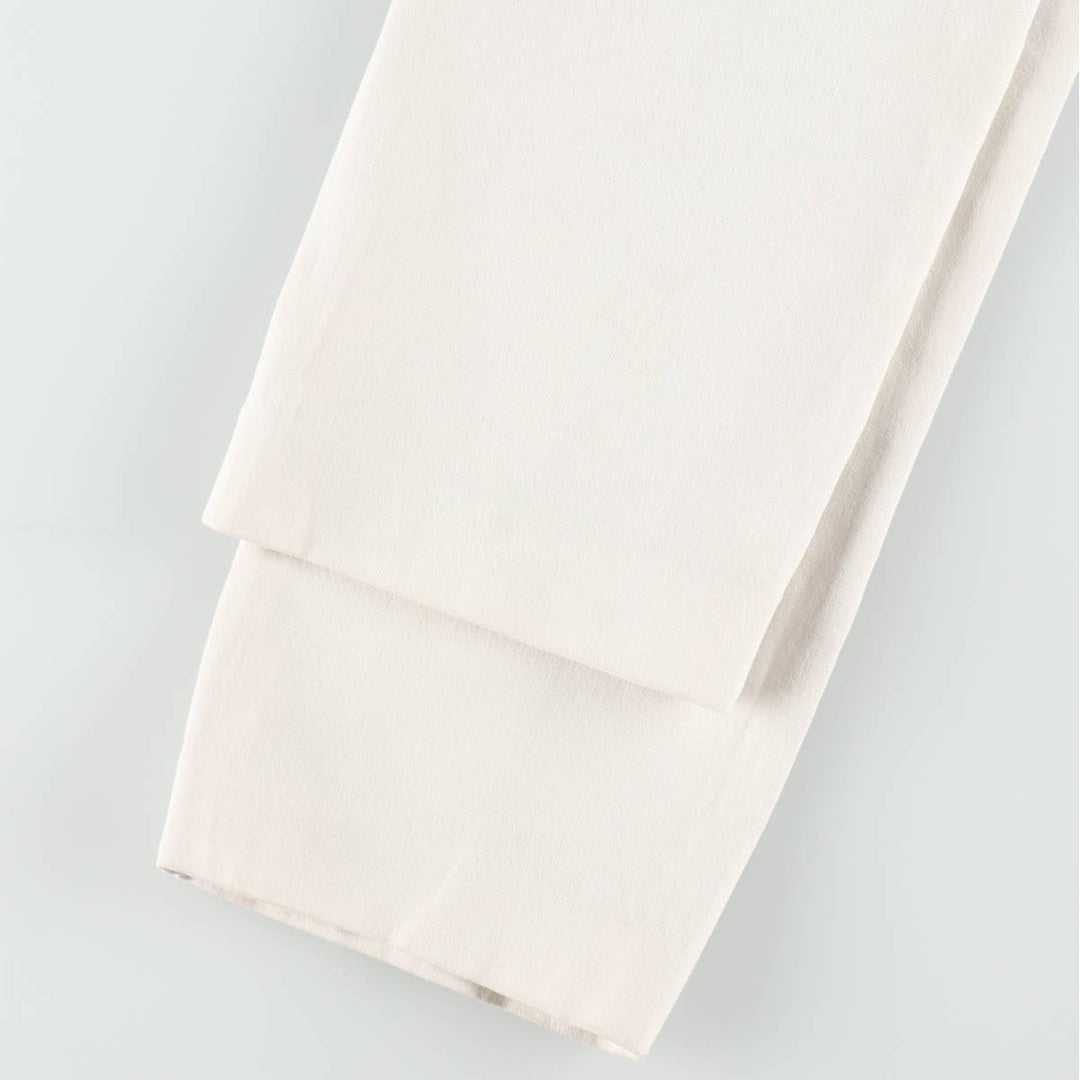 Ralph Lauren LAUREN Women's Chino Pants, Size L (equivalent to W30) cotton white type Vintage Second Hand