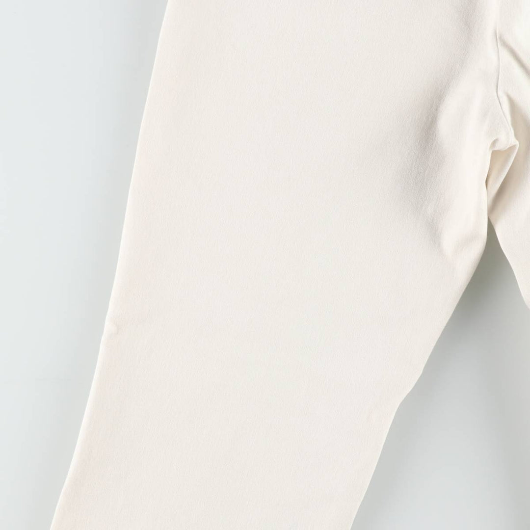 Ralph Lauren LAUREN Women's Chino Pants, Size L (equivalent to W30) cotton white type Vintage Second Hand