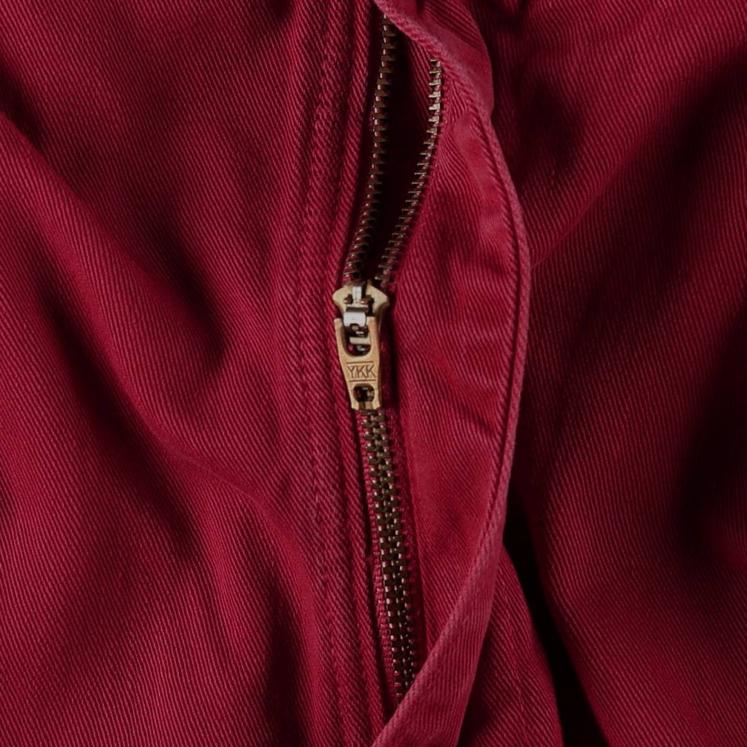 Ralph Lauren POLO by Ralph Lauren Two-Pleat Chino Pants, Made in USA, Women's Size L (W28 equivalent) unclear red type Vintage Second Hand