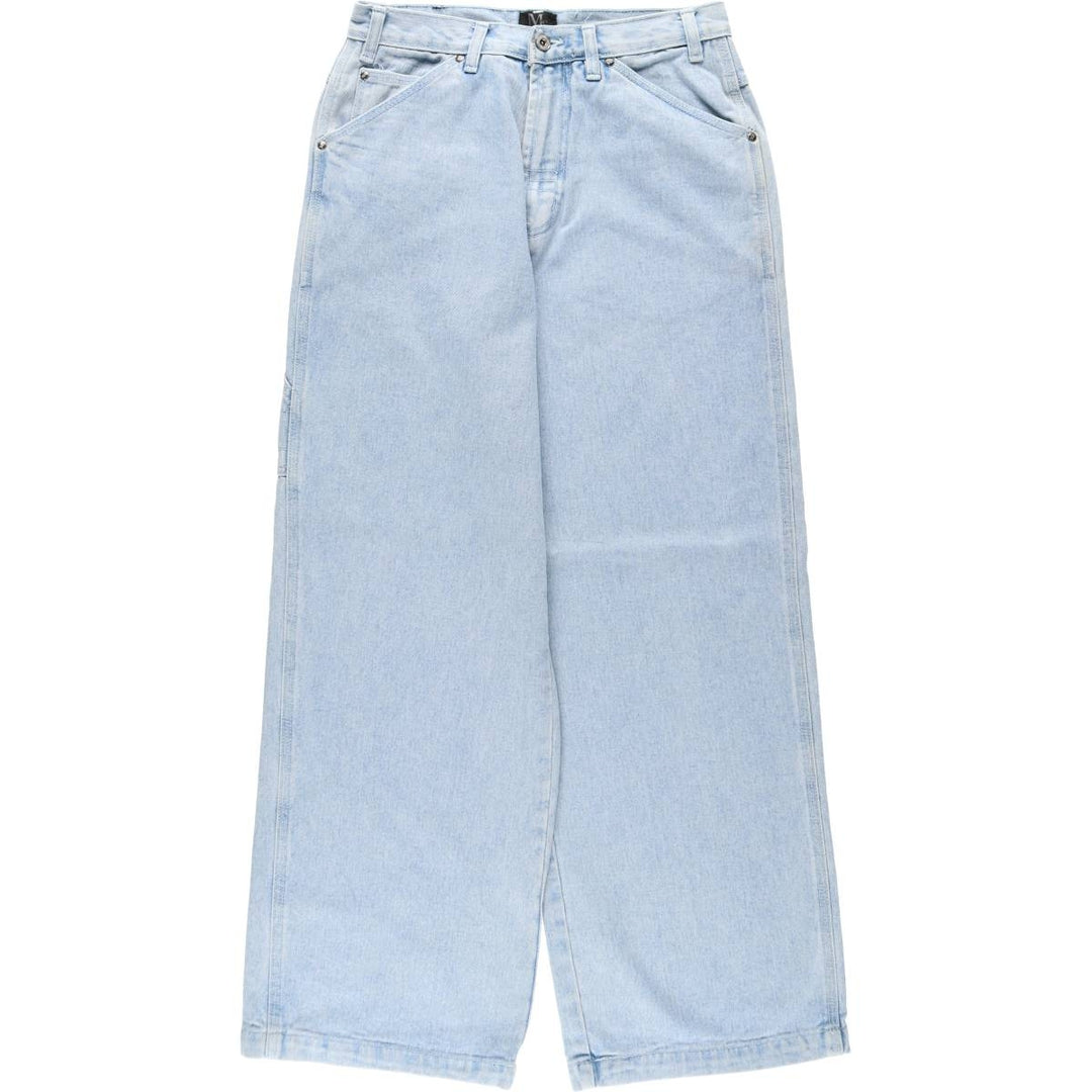 Modern Edge Denim Painter Pants, Women's Size L (equivalent to W29) cotton Blue type light blue Vintage Second Hand