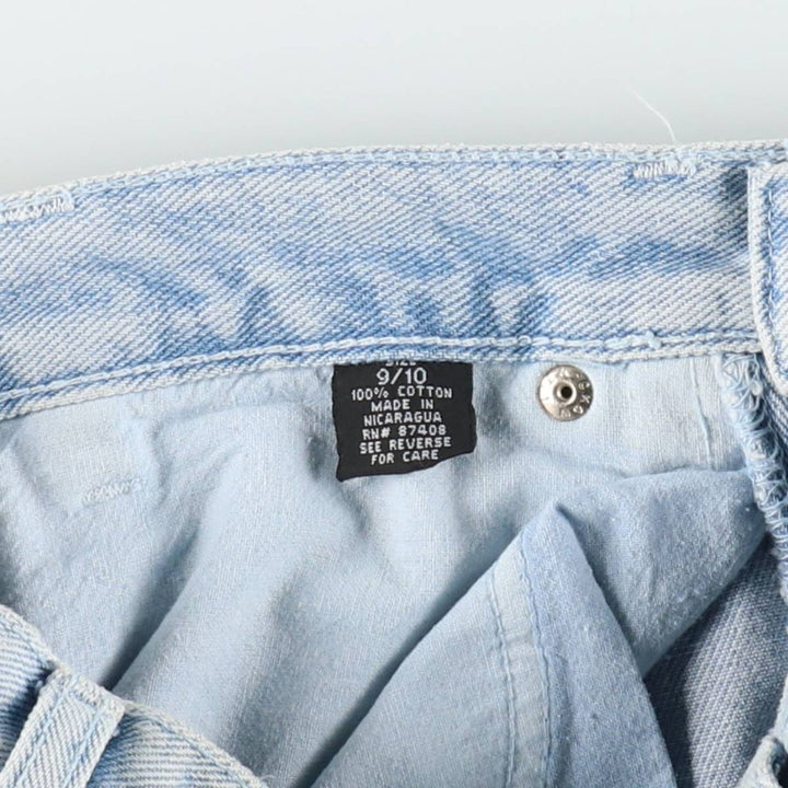 Modern Edge Denim Painter Pants, Women's Size L (equivalent to W29) cotton Blue type light blue Vintage Second Hand