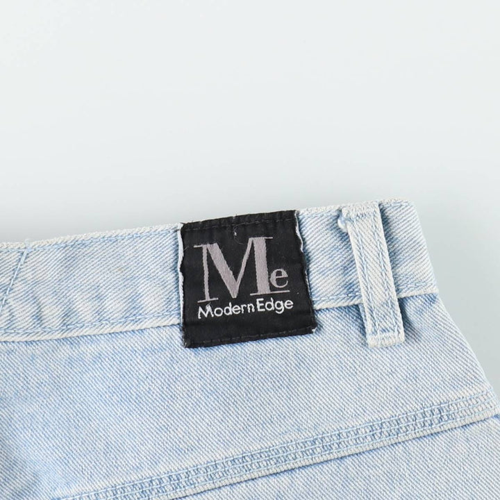 Modern Edge Denim Painter Pants, Women's Size L (equivalent to W29) cotton Blue type light blue Vintage Second Hand
