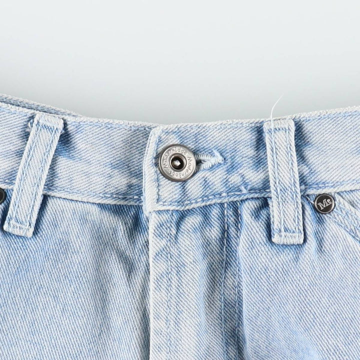 Modern Edge Denim Painter Pants, Women's Size L (equivalent to W29) cotton Blue type light blue Vintage Second Hand