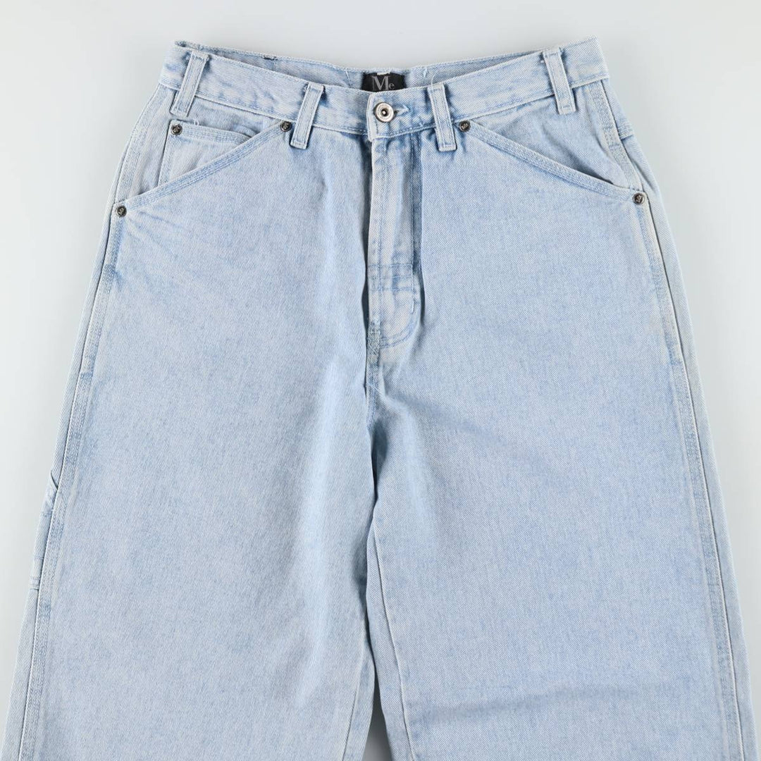 Modern Edge Denim Painter Pants, Women's Size L (equivalent to W29) cotton Blue type light blue Vintage Second Hand